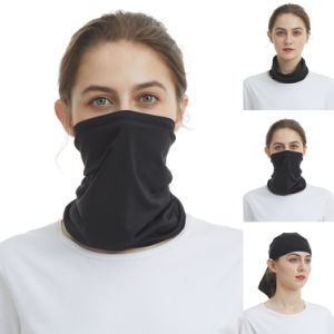 Solid Color Breathable Anti-UV Dust Face Cover Neck Gaiter Outdoor Cycling Scarf