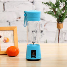 Load image into Gallery viewer, Portable blender, smoothie juicer cup-3D six blades, 13 ounces fruit blender, with 2000mAh USB rechargeable battery, ice tray, detachable cup