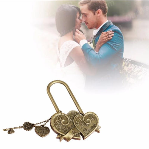 Double Heart Lock Souvenir