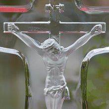 Load image into Gallery viewer, Crystal Glass Christian Cross